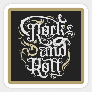 Rock and Roll Sticker